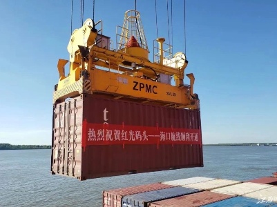 降物流成本！九江红光国际港开通至海南海口集装箱航线
