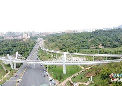 从市中心去这些地方方便了 九江首条高架桥快速路正式通车