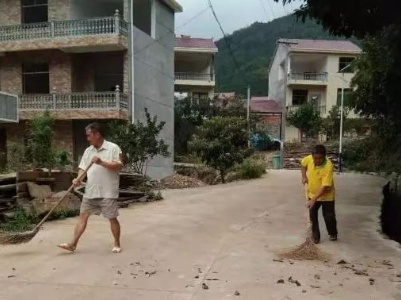 新干县积极开展村庄清洁行动