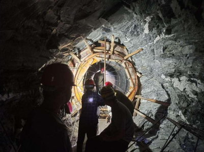 与时间赛跑，田南水库隧洞掘进208米