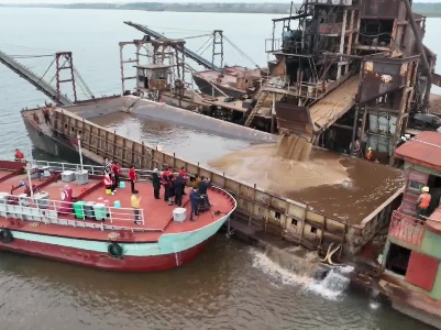 新干：免费接收船舶污染物 守护赣江生态环