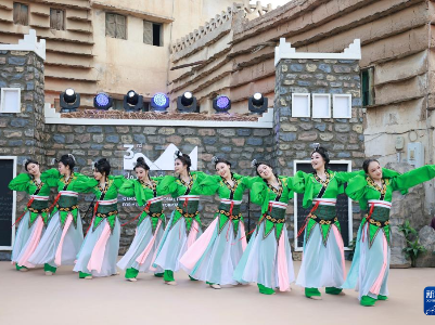 中国民族舞蹈亮相沙特国际山地艺术节 