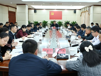 宁都县委书记主持召开2023年重点改革项目推进会