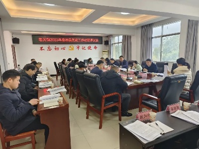 老关镇召开2023年度基层党建工作述职评议会