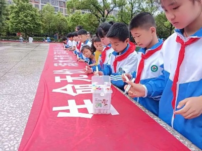 莲花县城厢小学举行防溺水教育启动仪式
