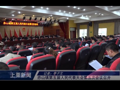 赤山镇第五届人民代表大会第五次会议召开（李子文）
