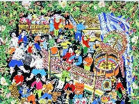 芦溪县决胜全面小康  决战脱贫攻坚主题农民画作品展