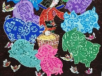 芦溪县决胜全面小康  决战脱贫攻坚主题农民画作品展
