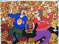 芦溪县决胜全面小康  决战脱贫攻坚主题农民画作品展