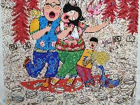 芦溪县决胜全面小康  决战脱贫攻坚主题农民画作品展