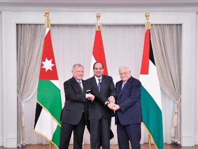 埃及、約旦和巴勒斯坦舉行三方首腦會議商討巴以問題
