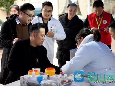 天寒地冻，铅山卫健工作者献热血