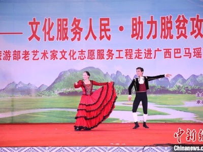文旅部老艺术家志愿者走进“寿乡”巴马
