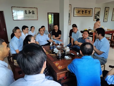 中组部、团中央博士服务团来铅调研河红茶产业
