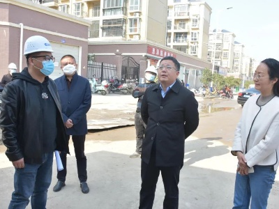 刘斌来铅调研重点项目复工复产相关工作