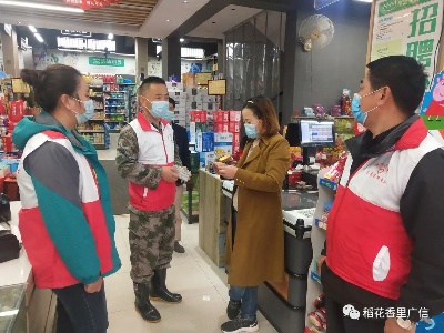 枫岭头镇党员志愿服务队助力疫情防控