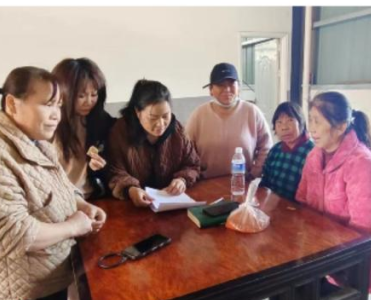 湖村乡妇联组织“邻家嫂子”服务队开展“反对家庭暴力 呵护美好生活”普法宣传活动