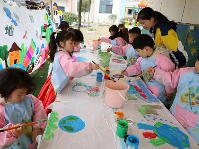 清水乡中心幼儿园开展“保护地球 人人有责”环保主题活动