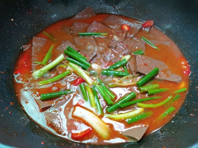 辣味鸭血
