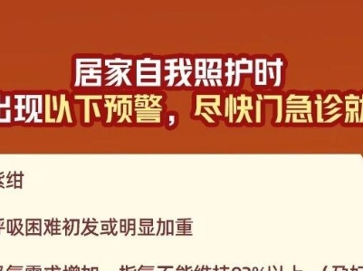 周知！感染后出现哪些预警要尽快就诊？ 