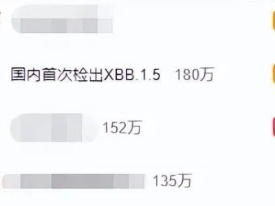 “国内首次检测出XBB.1.5”，又开始了？ 