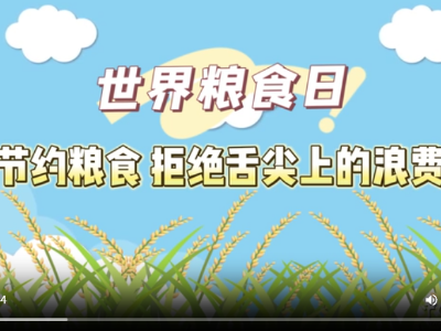 世界粮食日丨节约粮食 拒绝舌尖上的浪费