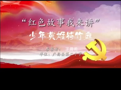 《少年英雄符竹庭》王晨希