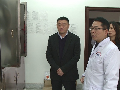 县委副书记、县长陈克龙督导新型冠状病毒感染的肺炎疫情防控工作
