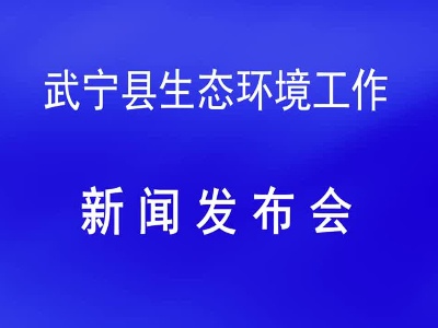 【直播回顾】武宁县生态环境工作新闻发布会