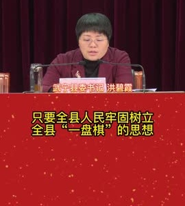 武宁县委书记洪碧霞在创建全国文明城市决战决胜动员大会上的讲话（五）