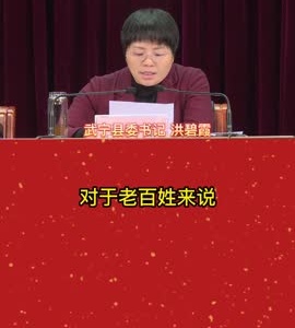 武宁县委书记洪碧霞在创建全国文明城市决战决胜动员大会上的讲话（三）