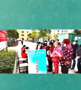 豫宁街道锦安社区开展 “健康义诊进社区 便民服务暖人心” 活动