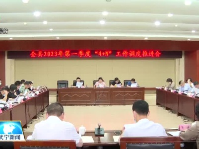 我县召开2023年第一季度“4+N”工作调度推进会