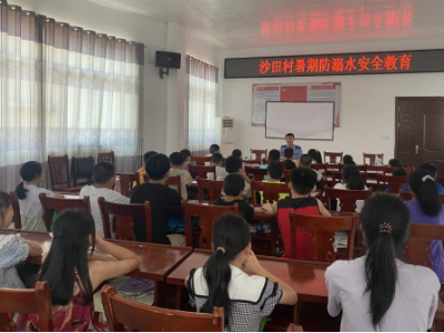 武宁县新宁镇沙田村开展暑期安全教育周系列活动