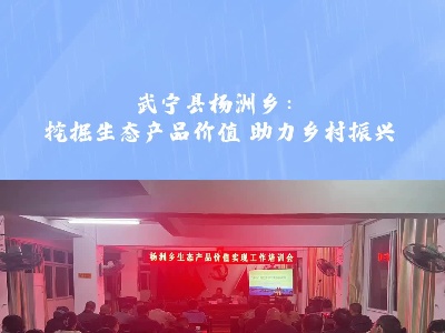 武宁县杨洲乡：挖掘生态产品价值 助力乡村振兴