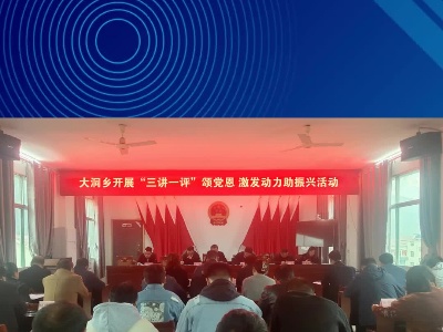 武宁县大洞乡：开展“三讲一评”颂党恩 激发动力助振兴活动