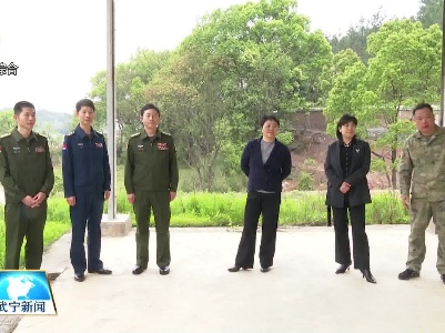 丁庆顺来到我县调研基层武装工作和民兵训练基地建设运行情况