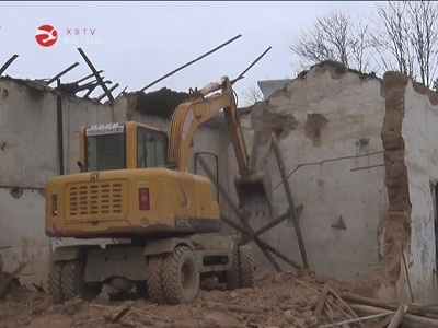 上杭乡“两房”“两乱”拆除工作火热推进