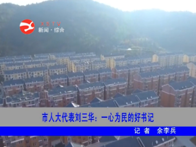 市人大代表刘三华：一心为民的好书记