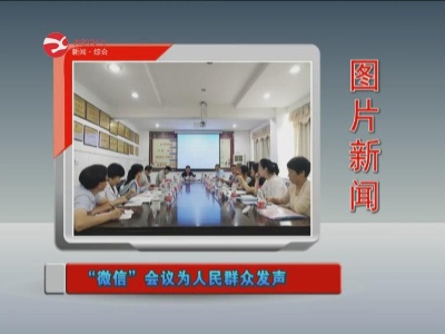 【图片新闻】微信会议为人民群众发声