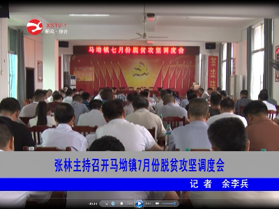【脱贫攻坚】张林主持召开马坳镇7月份脱贫攻坚调度会
