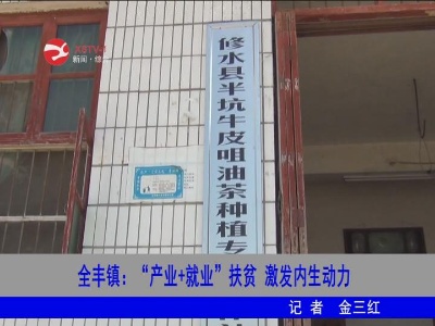 【脱贫攻坚】全丰镇：“产业+就业