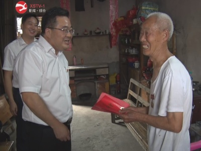 孙朝辉、张林开展八一走访慰问