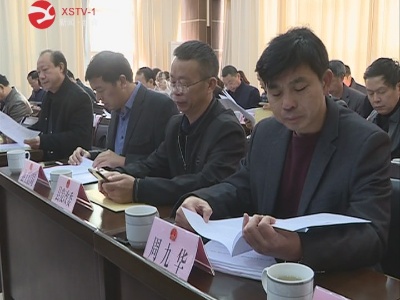 修水县十六届人大常委会第二十九次会议召开