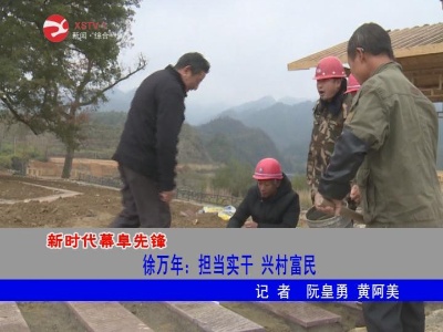 【新时代幕阜先锋】徐万年：担当实干 兴村富民