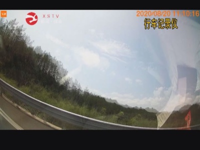疲劳驾驶车辆旋转360° 幸好系了安全带