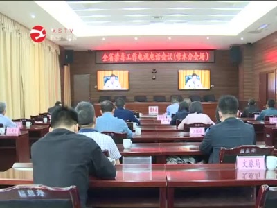 省、市禁毒工作电视电话会召开