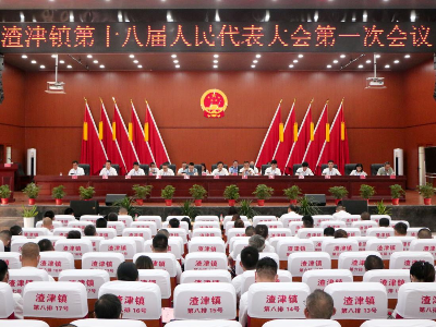 渣津镇第十八届人民代表大会第一次会议召开