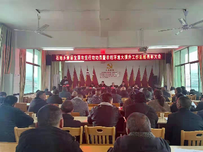 石坳乡：表彰先进典型 推进美丽宜居攻坚行动
