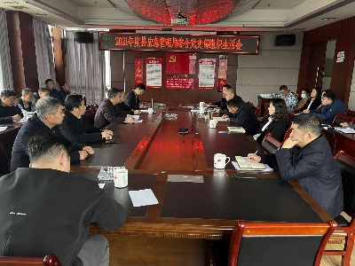 修水县应急管理局综合党支部召开2021年度组织生活会